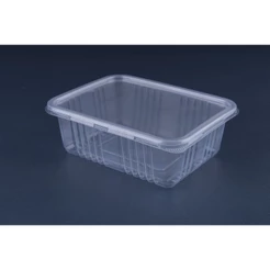 10 Pote Retangular Micro-ondas- 1000 ml PP com tampa Ref.: G 305