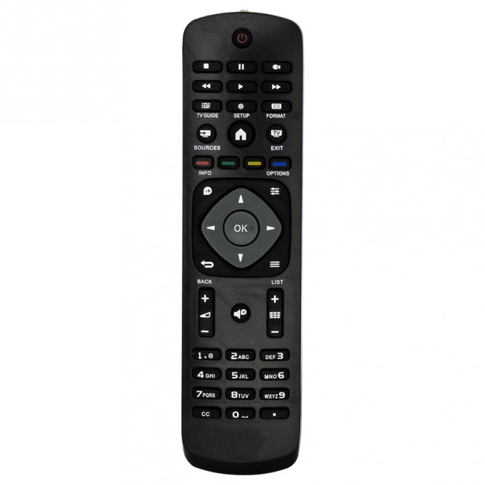 Controle Remoto para TV LED Philips 32PFG4009 / 32PFG4109 / 32PHG4009 / 32PHG4900 / 40PFG4109 / 40PFG4309 / 40PHG5000 / 43PFG5000 / 47PFG4109 - 7023