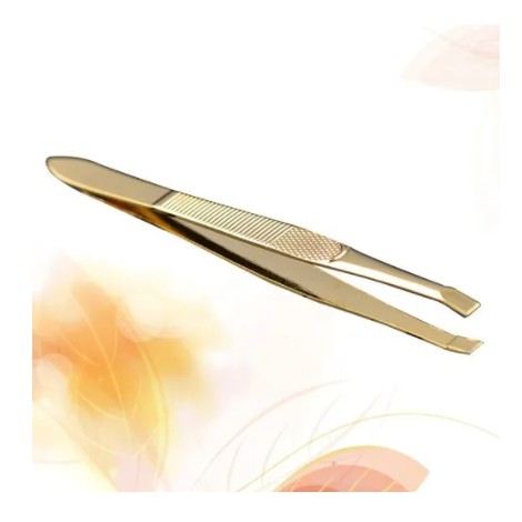 Aço Inoxidável Banhado A Ouro Pinça Sobrancelha em Oferta na Shopee