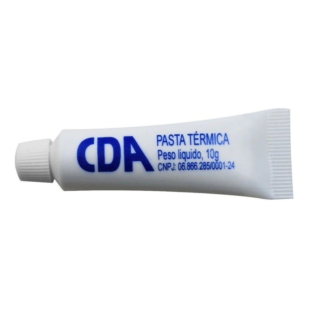 Pasta Térmica 10G de Silicone de alto peso molecular Branca - Bisnaga 10g = UTILIZADA EM temperaturas de até 250 °C