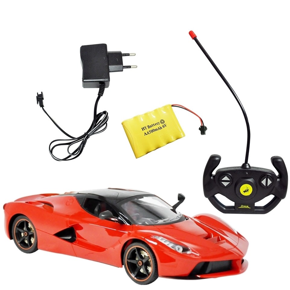 Carrinho De Controle Remoto Ferrari Com Bateria Recarregavel Dm Toys em Oferta na Shopee
