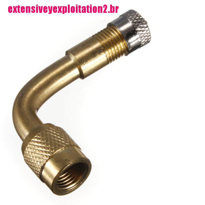 Ep2Br 1 Peça Adaptador De Extensão De Válvula De Pneu De Motocicleta Com Ângulo De 90 Graus