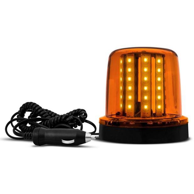 Giroled Giroflex Moto Alto Brilho 10w 12v Imã Ambar