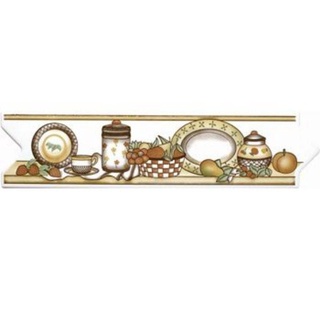 Kit 4 Faixas Decorativa Adesiva Cozinha Frutas e Legumes em Oferta na Shopee