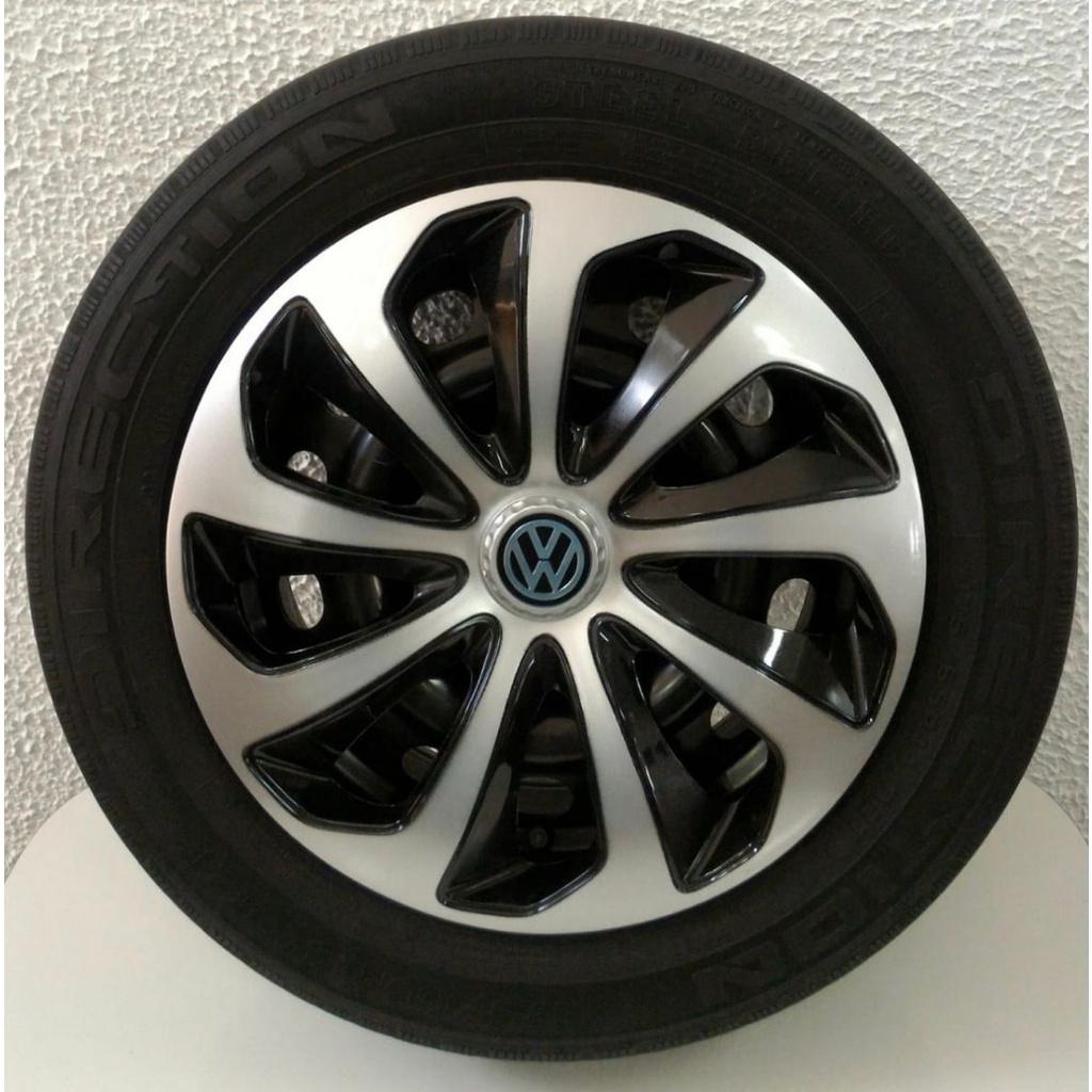 Jogo Conjunto 4 Calotas Aro 14 Volkswagen Gol Golf Parati Polo Saveiro Voyage Virtus Fox Spacefox Crossfox