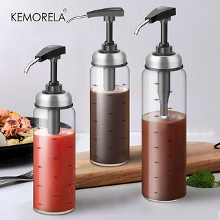 KEMORELA Garrafa De Tempero Molho De Espremer Frascos De Cozinha Dispensador Vidro Selados Sem Chumbo Para Ostras