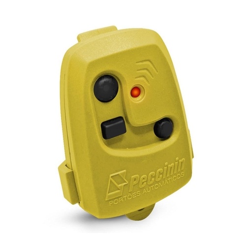Controle Remoto Digital VTX 3C Peccinin (PRODUTO TESTADO APROVADA) 433.92Mhz (AMARELO) Original Novo
