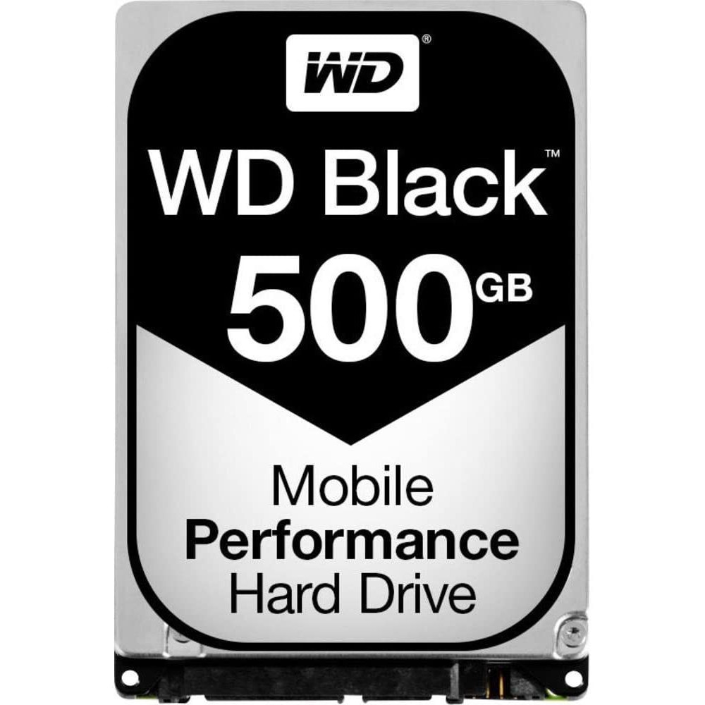 HD 500GB Western Digital WD Black 2,5 Para Notebook 7200 RPM WD500LPLX