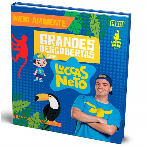 Livro Grandes Descobertas Com Luccas Neto - Meio Ambiente