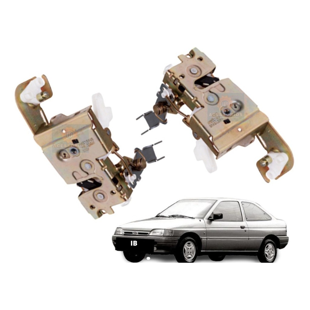 Par Fechadura Elétrica Porta Escort 2 Portas Sapão 1993 A 96 Automotivo