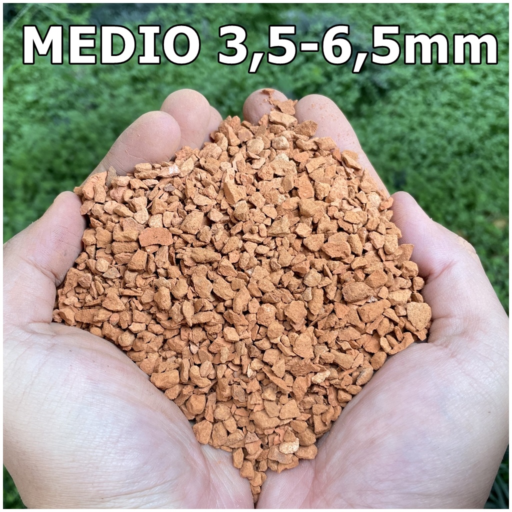 CAQUEIRA CACO DE TELHA MEDIO 2 LITROS Substrato para suculenta e Bonsai em Oferta na Shopee