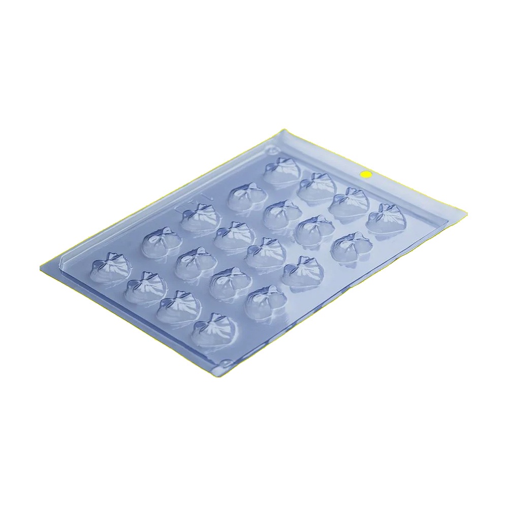 Forma de Acetato Mini Coração com Laço - Cód.140 - Home & Living