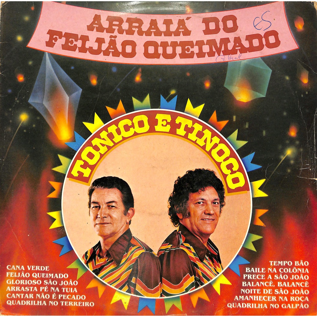 Tonico E Tinoco - Arraiá Do Feijão Queimado - Lp