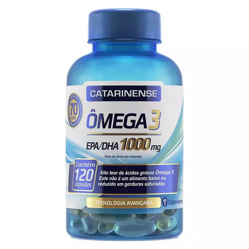 Ômega 3 Catarinense 1000Mg Com 120 Cápsulas