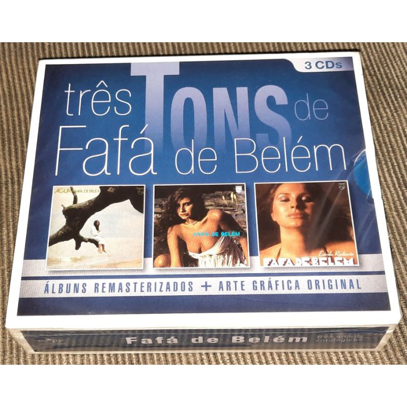 Box Três Tons De Fafa De Belém Originais Lacrado 8095