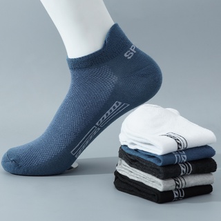 1 Pares Homens De Alta Qualidade Meias De Tornozelo De Algodão Respirável Esportivas Malha Casual Atlética Verão Corte Fino Curto Sokken Plus Size