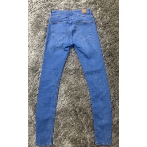 Zara Jeggings & Skinny & Slim MODA DONNA Jeans Basic Blu 40 sconto 94% EU: 36 