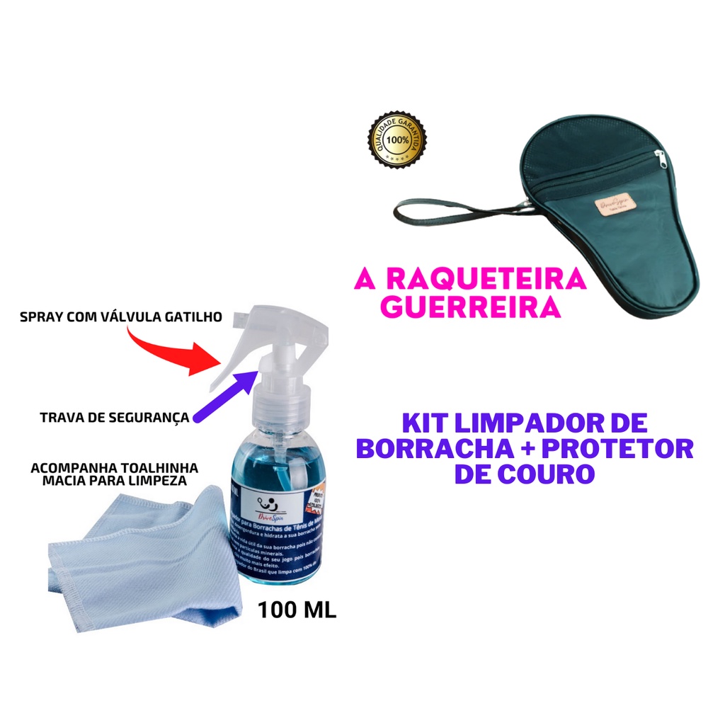 kit case raqueteira ping pong capa luxo protetor com espuma top para tênis de mesa bolsa esportiva