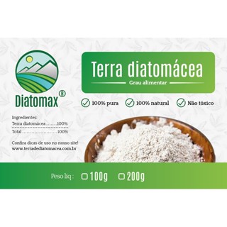 As Terras De Diatomáceas Na Alimentação E Saúde Humana 200 gr food grade em Oferta na Shopee