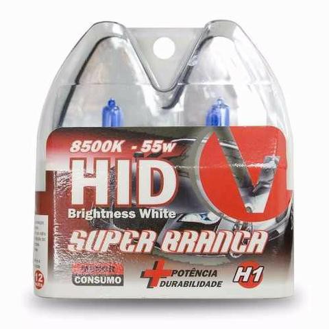 Lampada Farol Neblina Uno 2012/16 H1/12V/55W/8500K Super Branca