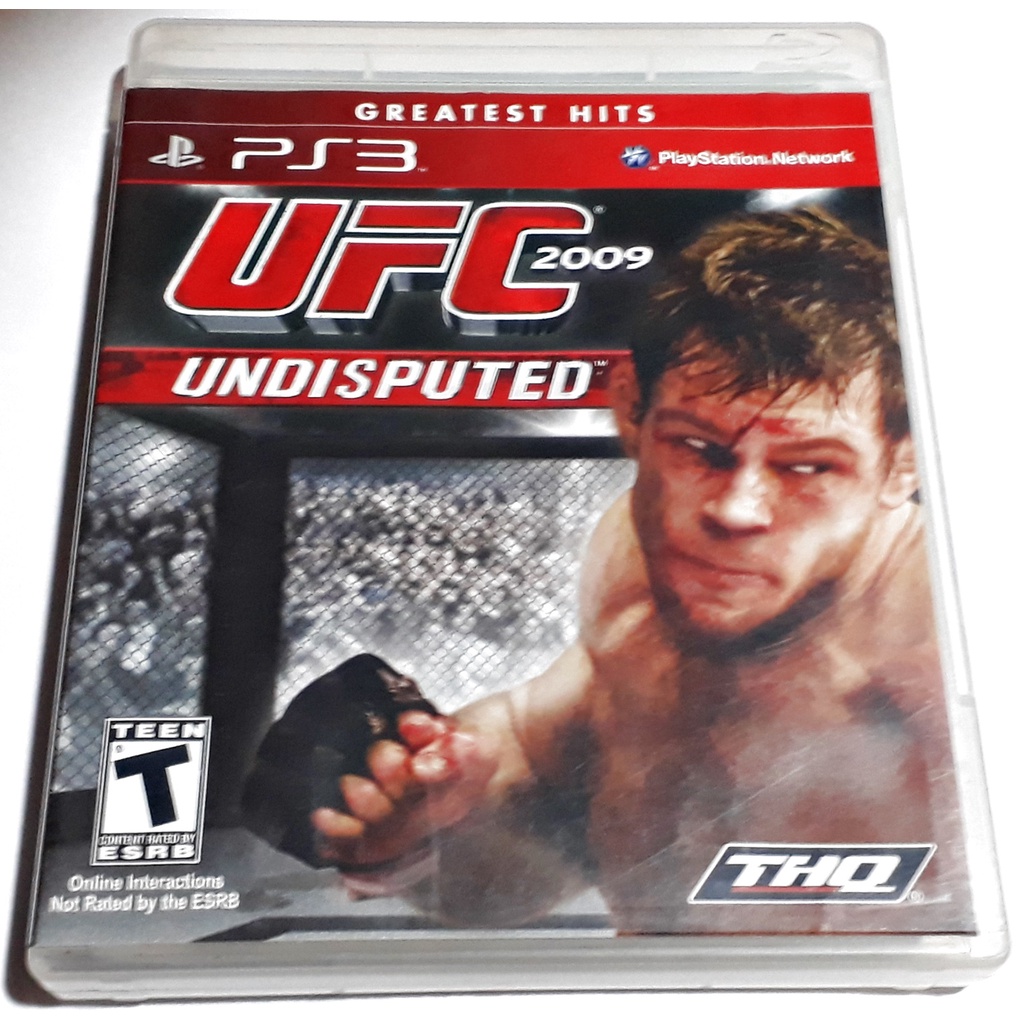 Jogo UFC Undisputed 2009 Playstation 3 Ps3 Mídia Física Original Usado Luta MMA