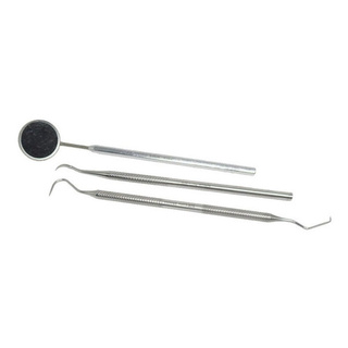 Limpeza De Dente - Kit - Extrator De Tártaro+sonda+espelho