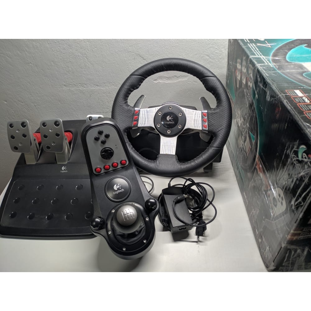 Volante Logitech G920, Pedais, Câmbio