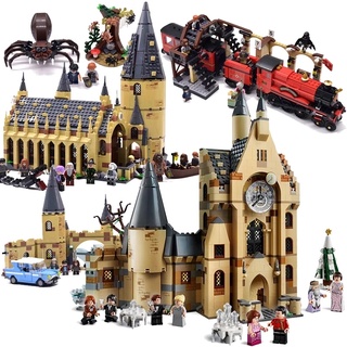 Harry Potter Hogwarts Catle Train Trem De Torre De Encontros De Umbridge Floresta Proibida 4 Privet Drive Attack On The Burrow Hedwig Building Blocks Tijolos Com Figuras Brinquedos Presentes