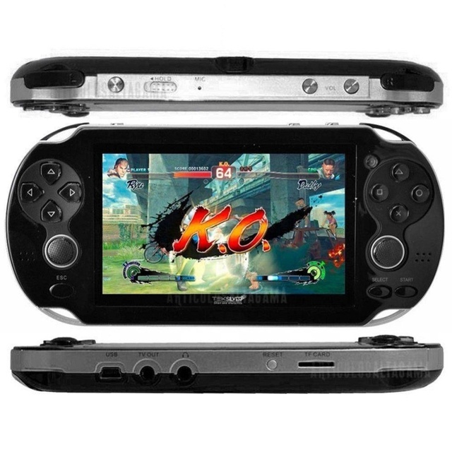 Mini Vídeo Game Portátil jogos Super Nintendo 16bits Retrô Tela 4.3