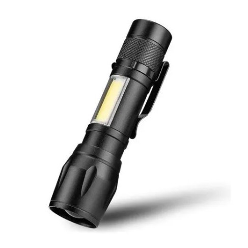Mini Lanterna Tática Led Zoom Potente Recarregável Tática Police Usb Profissional