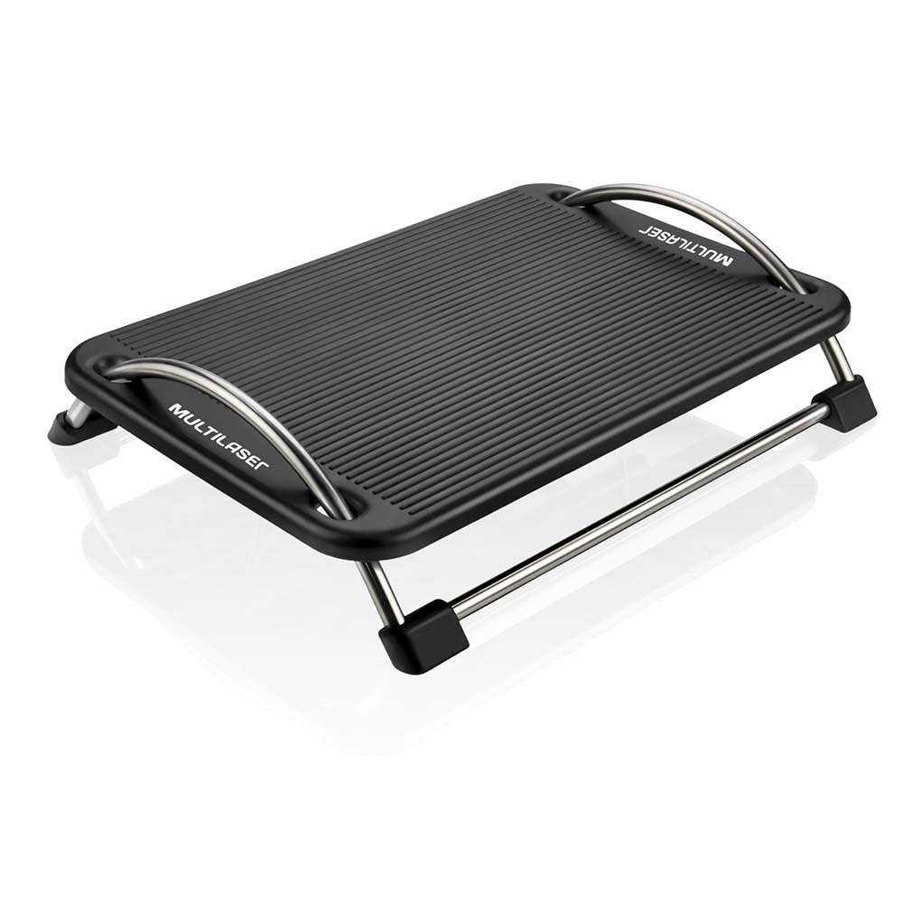 Descanso Ergonômico Para Pés - Preto - Multilaser - Ac059