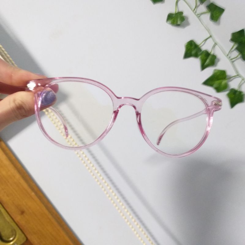Machu Picchu There is a trend Semblance armação de óculos de grau lilás/rosa novo | Shopee Brasil
