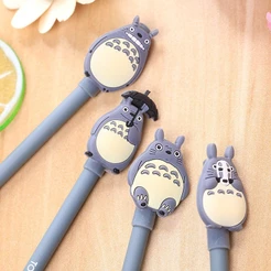 Caneta Gel 0,5mm Desenho Japonês Totoro Black Core