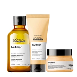 L'oreal Nutrifier Shampoo, Condicionador e Máscara