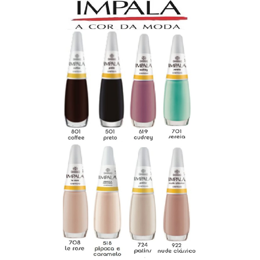 Esmalte Impala 7,5 ml A cor da Sua moda