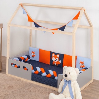 Kit Para Montessoriano Raposa Azul Claro 7Pçs