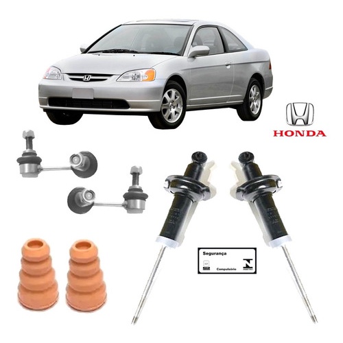Amortecedor Traseiro Batente Bieleta Honda Civic 2001 2002 2003 2004 A 2005