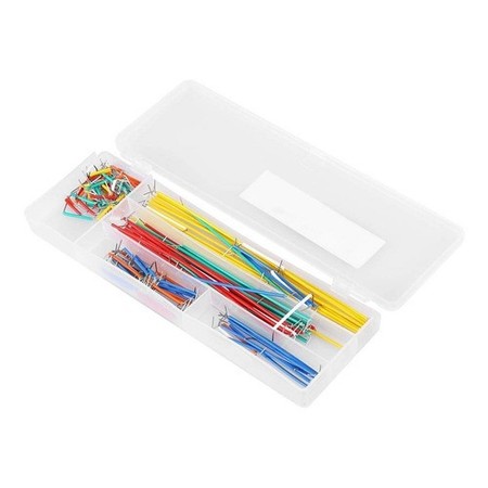 Kit 140 Cabos Jumpers Rígidos P/ Protoboard E Robótica
