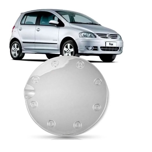 Aplique Cromado Tampa Fox 2003 04 05 06 07 08 2009 Tanque Combustível