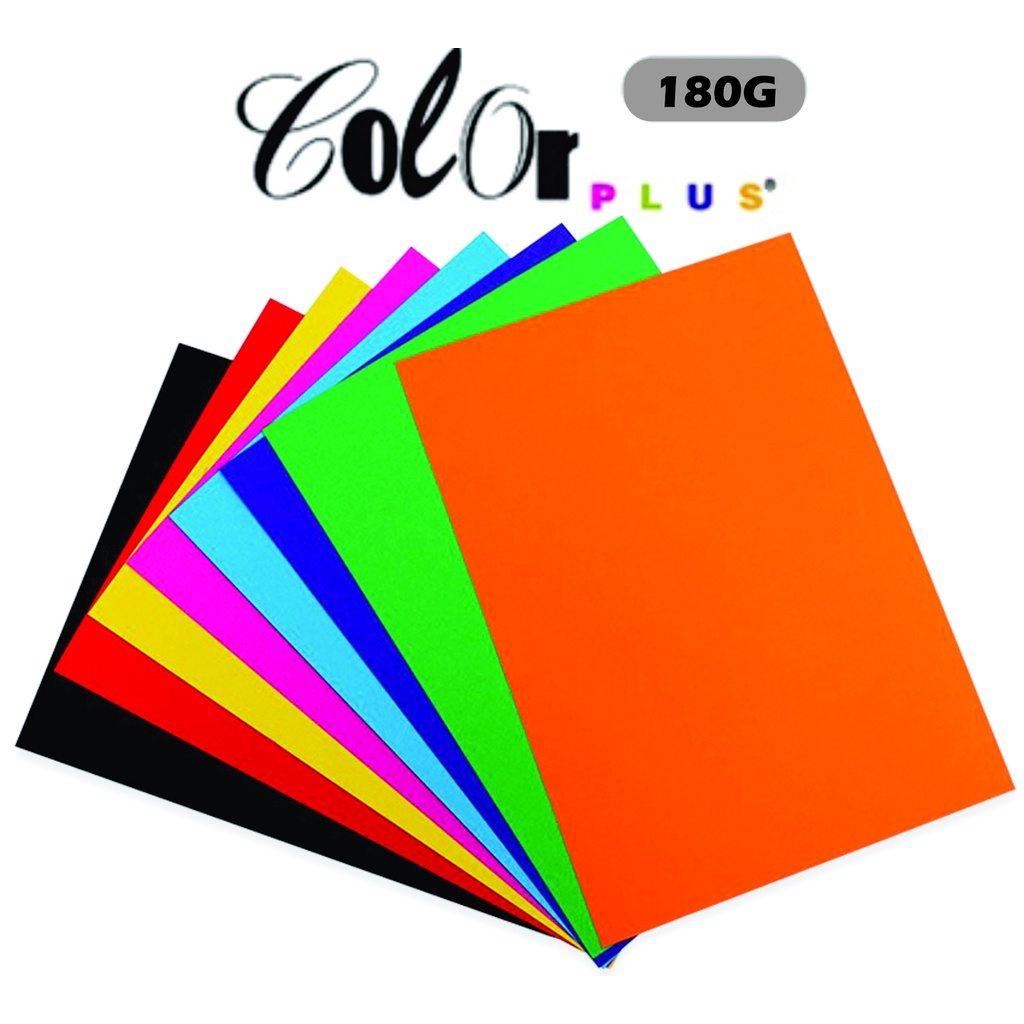 Papel Color Plus 180g Pac 50 Fls A4 Original Shopee Brasil 4230