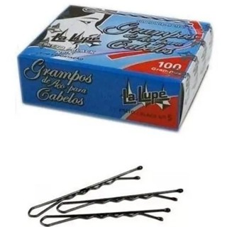 Grampo para Cabelos La Lupe Preto N5  100 Grampos em Oferta na Shopee