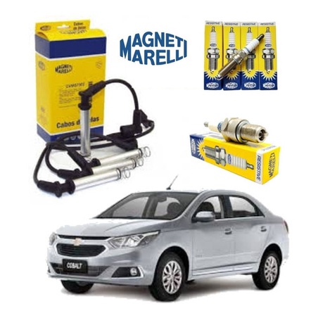 Cabo De Vela E Jogo De Velas Cobalt 1.4 Econoflex 2011/... em Oferta na Shopee