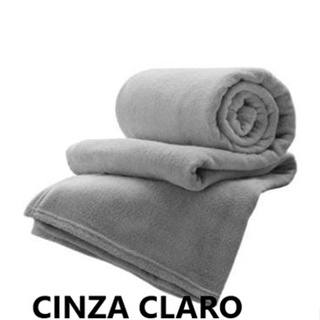 Manta De Casal Microfibra- Anti Alergico- Cores Lisas em Oferta na Shopee