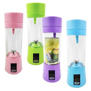 Mini Liquidificador Portátil 6 Laminas + Cabo Usb Promocao