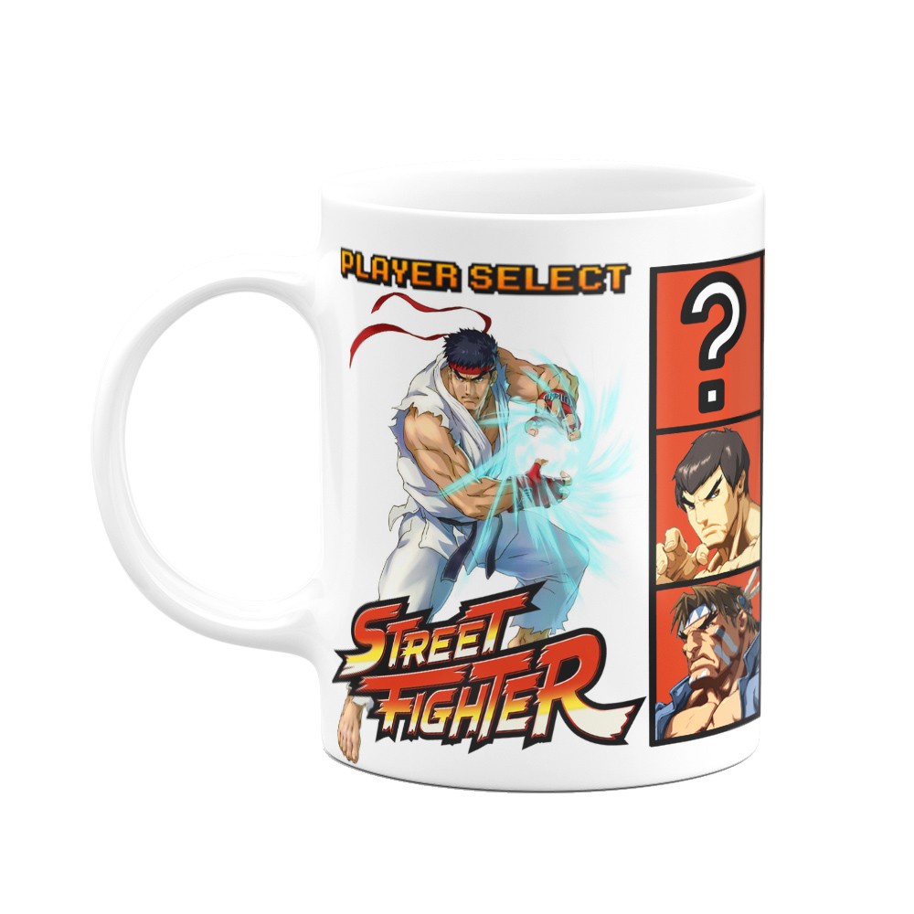 Caneca Gamer - Street Fighter Play Select