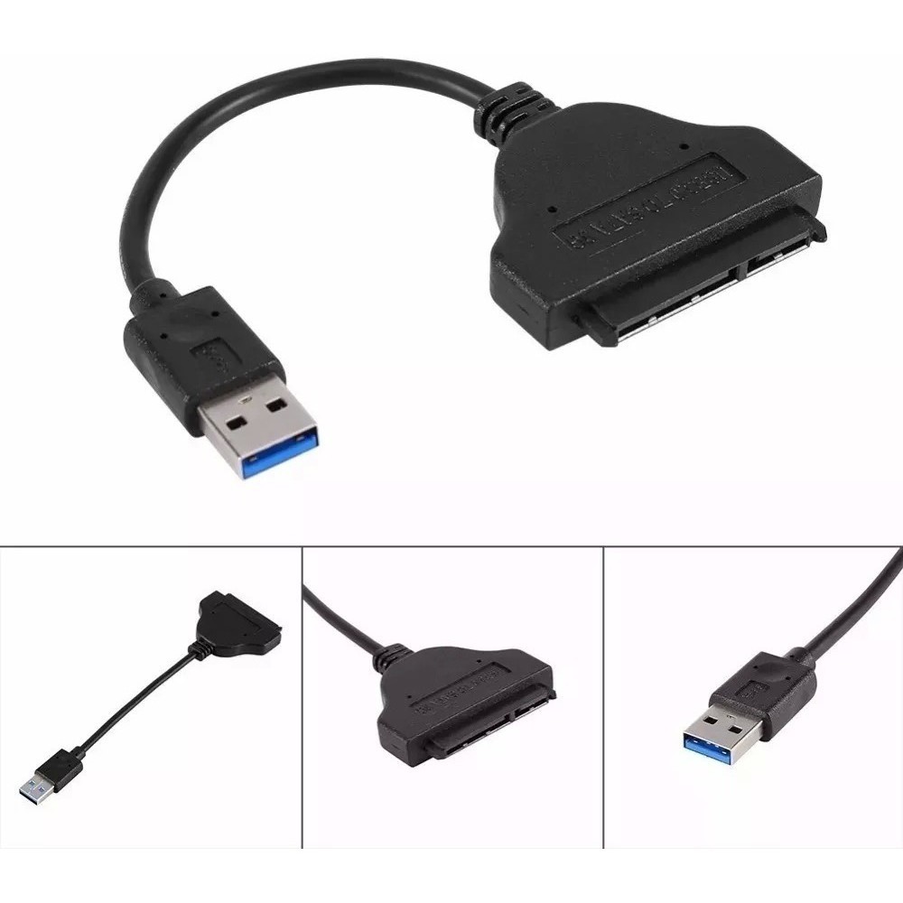 CABO USB 3.0 SATA 3 PARA USB PARA LER SSD E HD DISCO