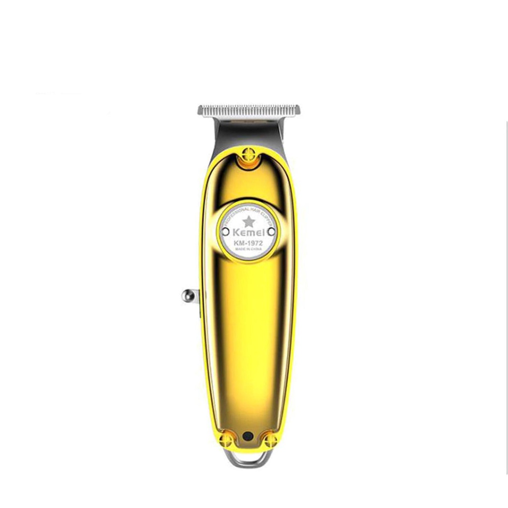 Máquininha De Acabamento Kemei Km-1972 Dourado 110v/220v  Ultra Max  Shaver Max
