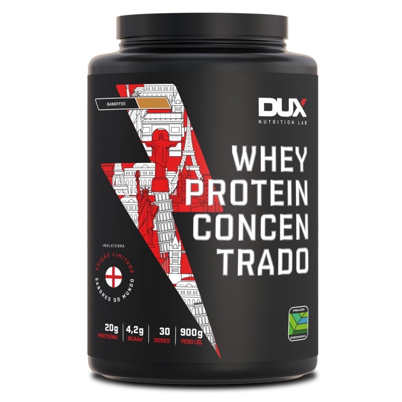 Whey Protein Concentrado Dux Nutrition - 900g