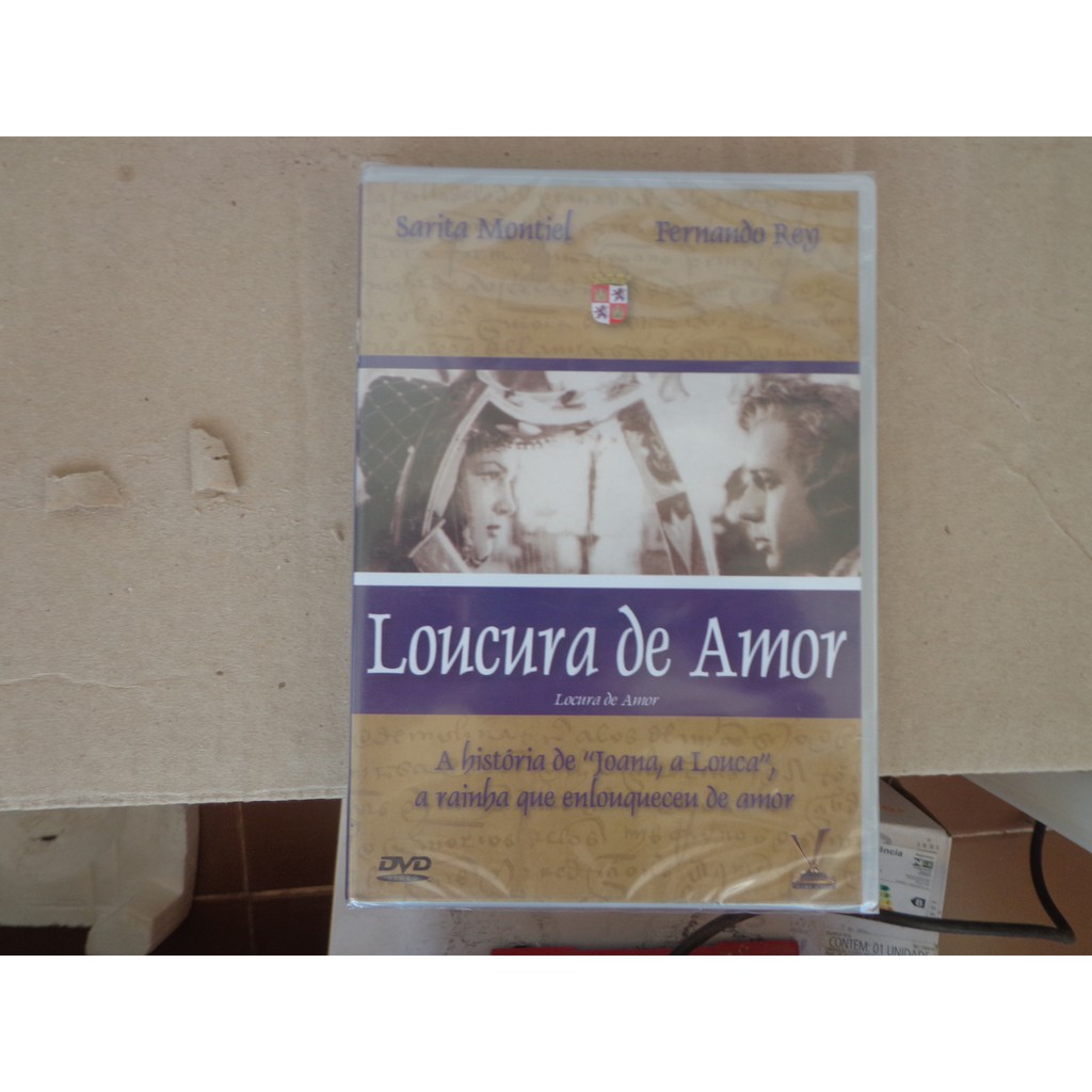 Loucura de amor Sarita Montiel Versátil Dvd Original lacrado - clássico