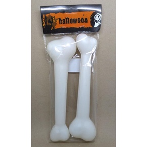 Kit C/3 Enfeites Ossos De Plástico